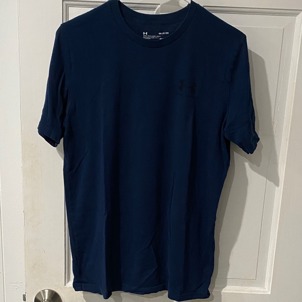 Under Armour Men's Dark Blue Short Sleeve Tee